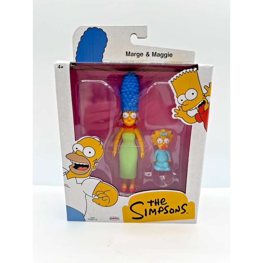 Jakks Pacific the Simpsons Marge and Maggie 5-inch Action Figure Wave 3